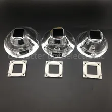 10 шт. 89 мм 98 мм 100 мм диаметр Алюминиевая СВЕТОДИОДНАЯ Лампа отражатель чаша чехол для 20 Вт-100 Вт 25X25 мм Высокая мощность светодиодный излучатель прожектор