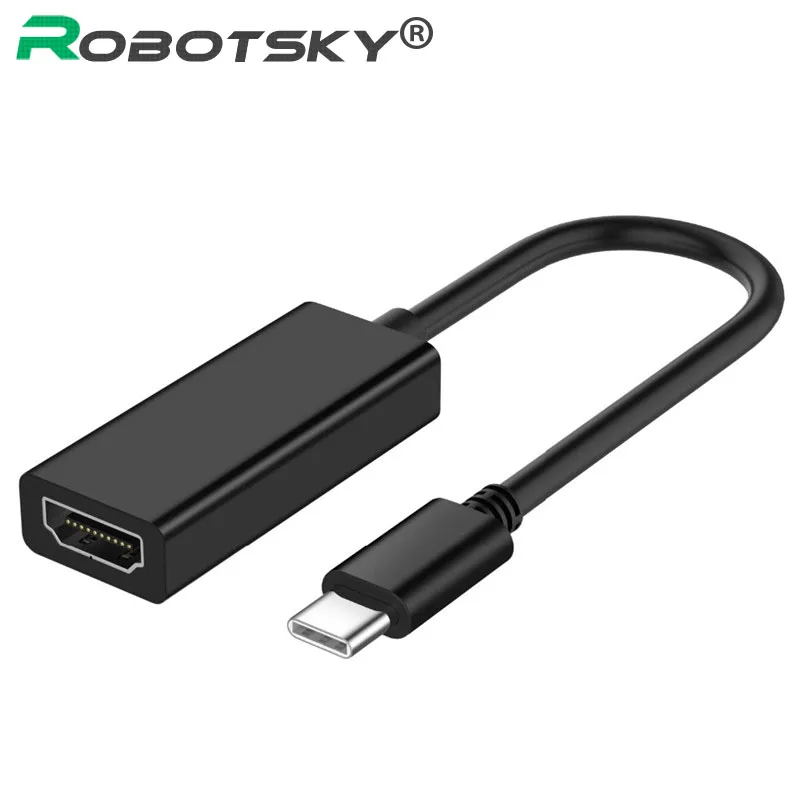 USB 3,1 type C к HDMI адаптер Мужской к женскому аудио видео конвертер USB-C кабель для samsung Galaxy S8 Plus Macbook huawei P20