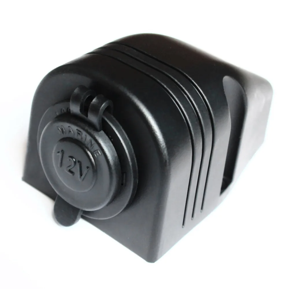 New 12/24V Outlet Marine Boat Caravan Car Cigarette Lighter Splitter