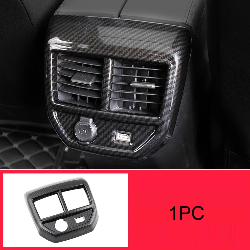 

For Citroen C5 Aircross 1PC ABS Car Rear Air Conditioning Vent Cover Trim Car Styling Accessories