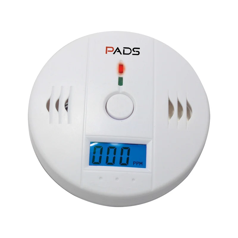 Segurança Home Falante 85dB display Stand Alone LCD de Alta Sensibilidade Sensor de Gás CO Monóxido de Carbono Envenenamento Alarm Detector