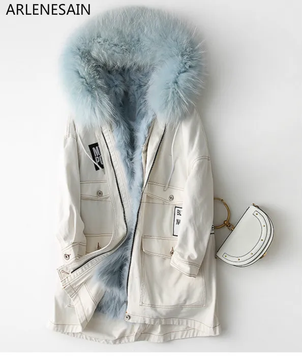 Perfect Arlenesain custom New fox fur cowboys to overcome the coat in the long section women coat 0