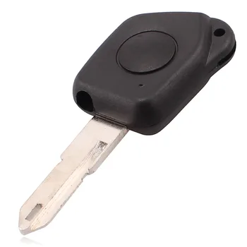 

10 pcs Remote 1 Button Car Key Shell For Peugeot 106 205 206 306 405 406 Replacement Uncut Blade Fob Case Cover High Quality