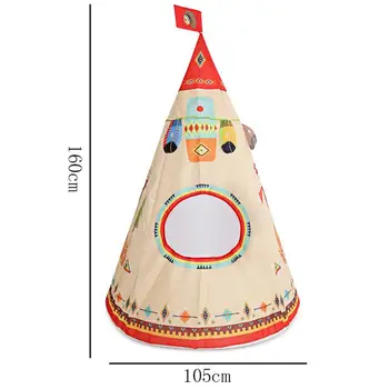 

LeadingStar Good Children Portable Indian Castle Play Tent Indoor Outdoor Playhouse Toy