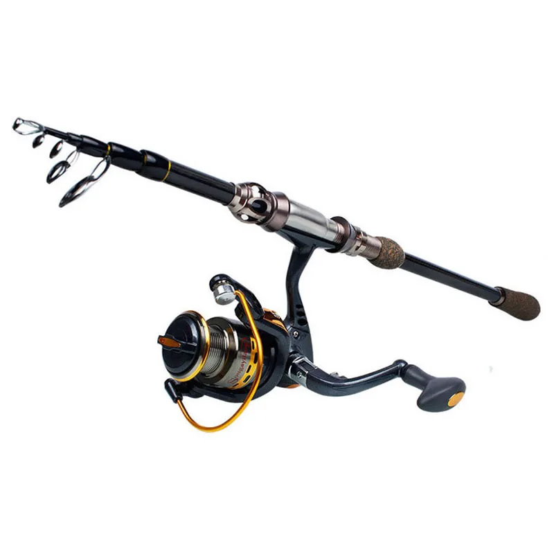 

The fishing rod set 1.8M2.1M2.4M2.7M with metal head adjustable telescopic rod fishing professional high-quality metal materials