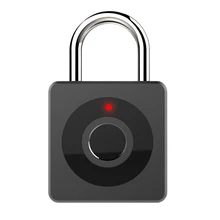 Usb Charging Fingerprint Padlock-Smart Lock Anti-Theft Keyless Biometric Lock Security Lock For Gym,Sports,School& Employee L