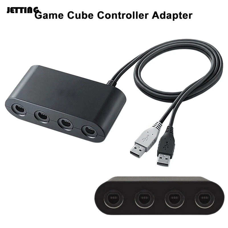 Новые 4 порта для контроллеров GameCube GC usb-адаптер для nintendo wii U PC NGC для ПК игровой аксессуар