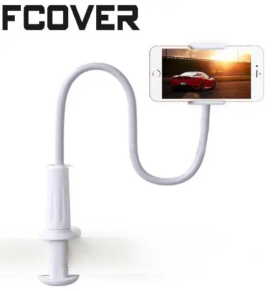 

Universal Lazy Car Phone Holder for iphone 7 Plus ipad Samsung tablet Flexible Arm Bed side Desktop Clip 360 Degree rotation