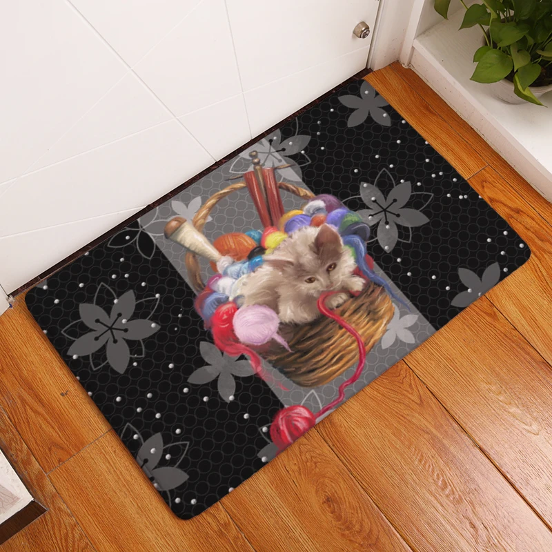 2017 New Animal Print Carpets Non slip Kitchen Rugs for Home Living