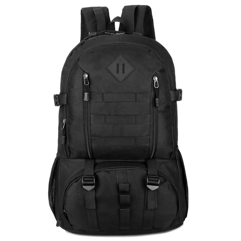 50л военный рюкзак Камуфляжный армейский Mochila водонепроницаемый походный охотничий рюкзак туристический рюкзак спортивная тактическая сумка - Цвет: Black