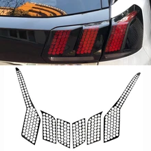 Auto Auto Posteriore della Coda Della Lampada Della Luce A Nido D’ape Protector Sticker 6 pz/set per Peugeot 3008 5008 Accessori Esterni 2016 2017 2018