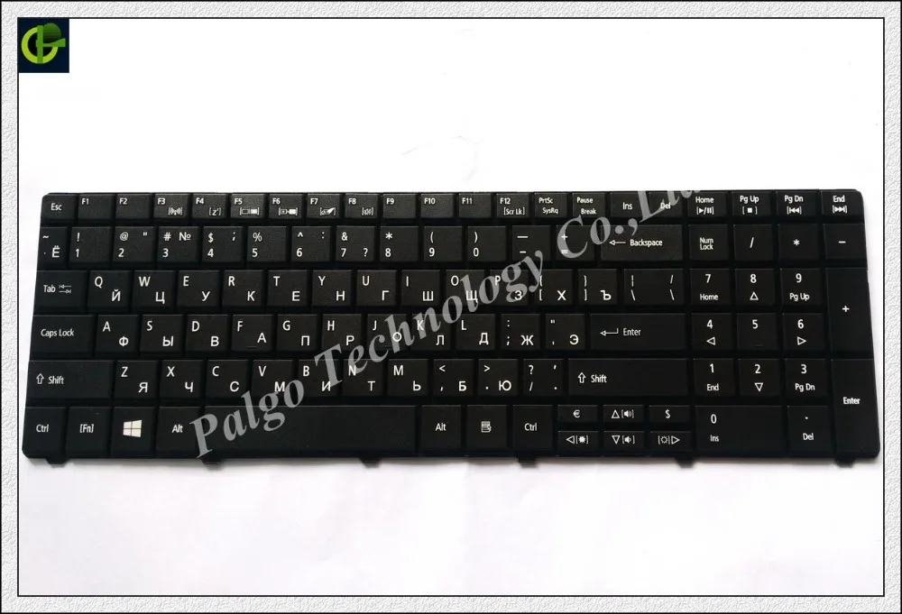 Русская клавиатура для Packard Bell EasyNote TE69 TE69KB TE69HW LE69KB Q5WPH Q5WT6 RU черный Клавиатура