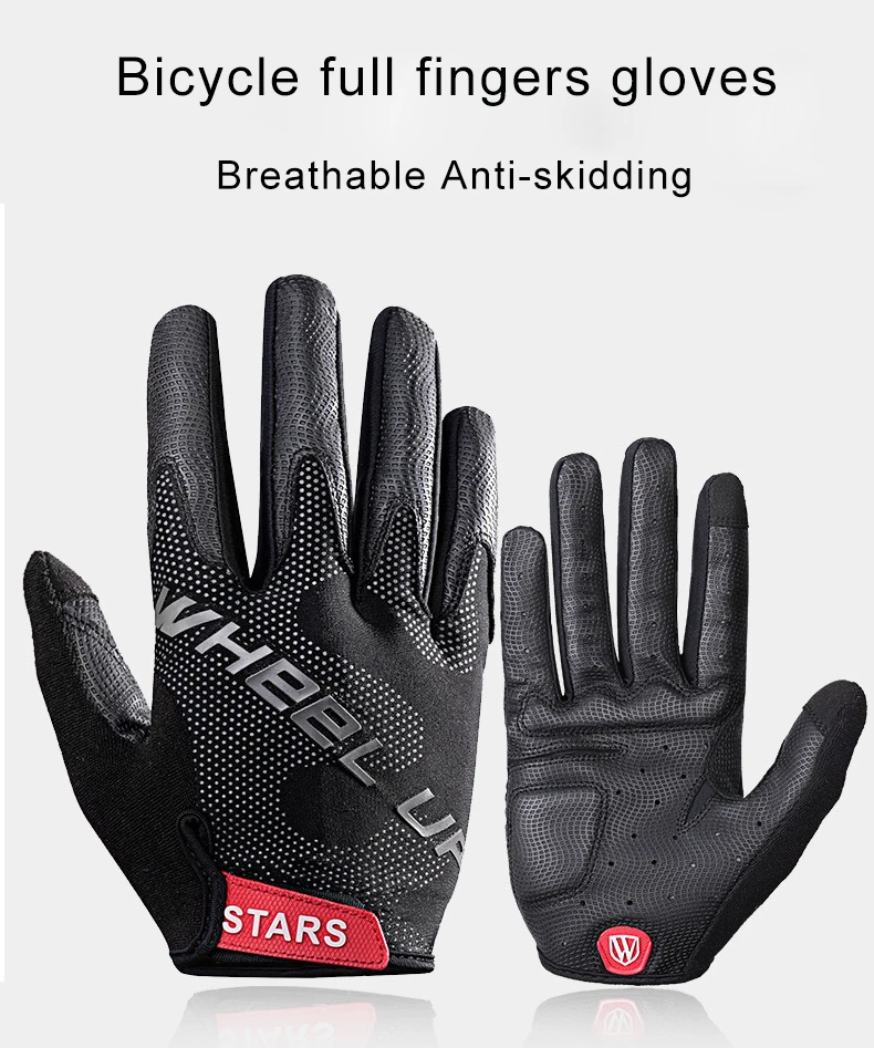 Велосипедные перчатки на полный палец, с сенсорным экраном, гелевые, велосипедные, Осенние, спортивные, противоударные, MTB, дорожные, дышащие, велосипедные перчатки для мужчин