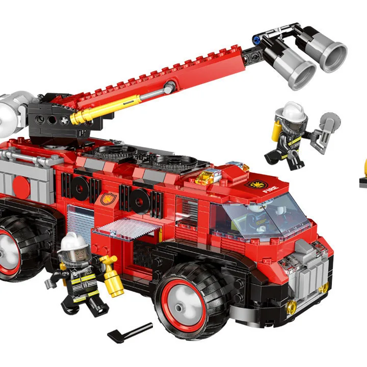 

Industry Fight A Fire Fort City Fire Control Aircraft Building Block Toys xb14005