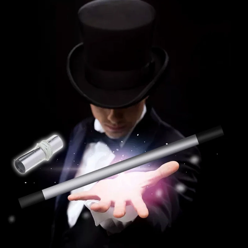 5Pcs Appearing Wands Magic Props Magic Wand Tricks Gimmick Kids Toy