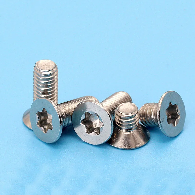 Шестигранные винты с потайной головкой M8 M10 TORX плоской болты из нержавеющей стали