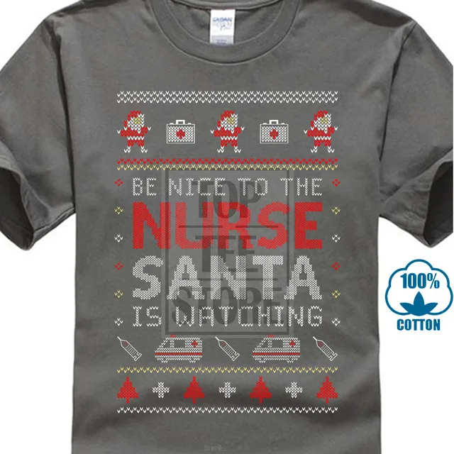 Nurse Ugly Christmas sweater Funny Xmas Gift for Nurses Sweatshirt Santa Claus