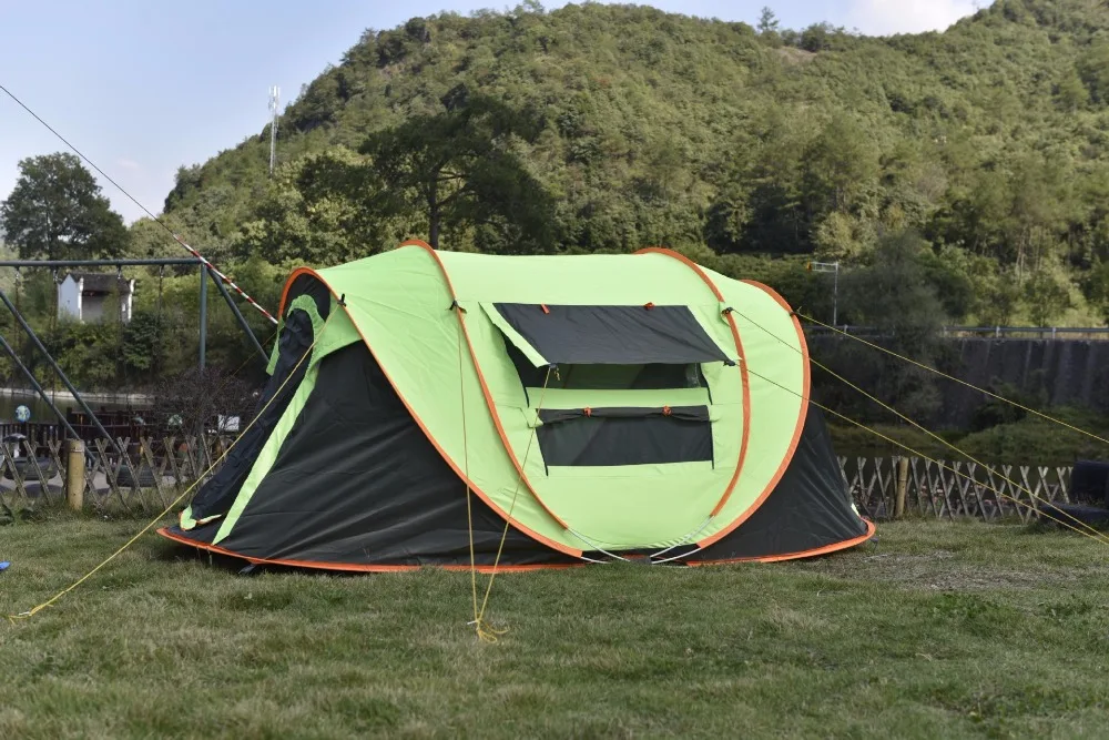 GRNTAMN Large throw tent outdoor 3 4 persons automatic speed open