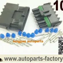 Longyue 10 комплект 6-контактный переходник с внутренней WeatherPack герметичный разъем проводки комплект o2 Датчик коннектора