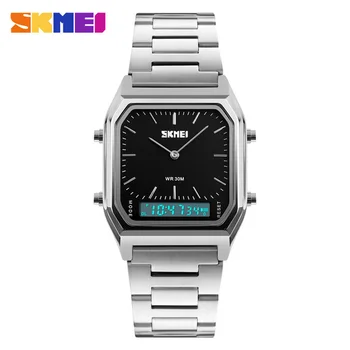 

Digital Sport Watch Men Top Brand Luxury SKMEI Dual Display Electronic LED Quartz Watches Male Clock For Man reloj hombre 2019