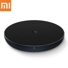 Xiaomi 10 Вт Qi Беспроводное зарядное устройство для iPhone X XS Max 8 8 Plus быстрая Беспроводная зарядная площадка Универсальный Android телефон
