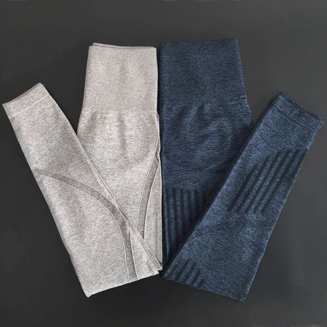 Women High Stretchy Seamless Tummy Control Yoga Pants High