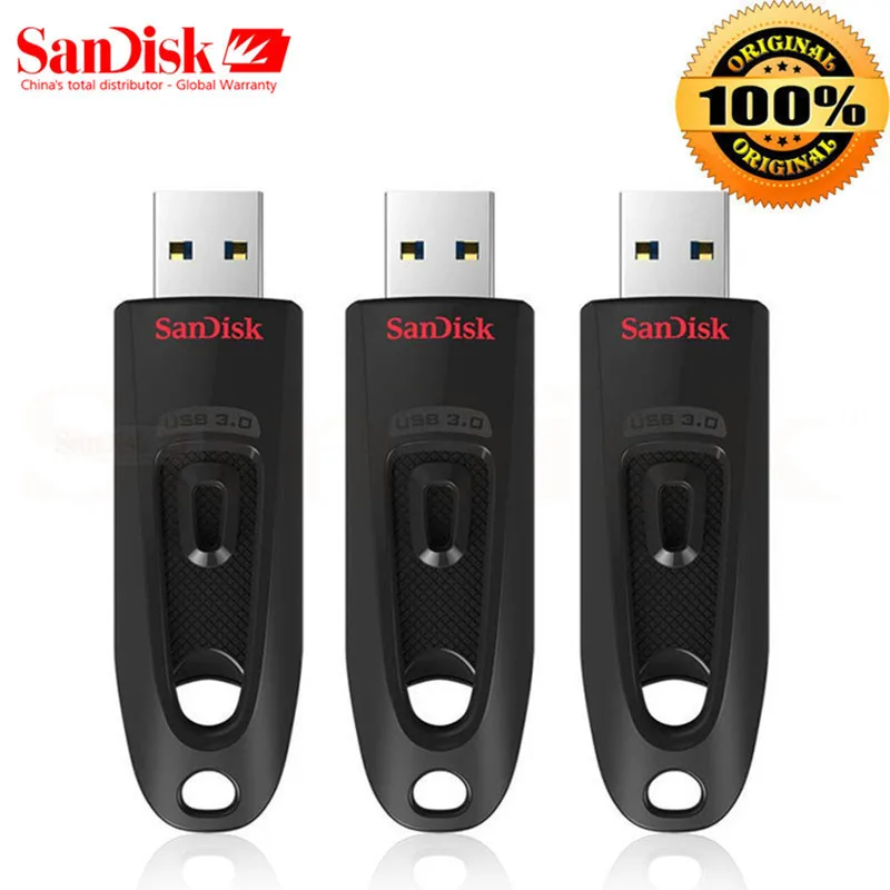 Двойной Флеш накопитель SanDisk 16 Гб оперативной памяти 32 встроенной 64 ГБ флеш USB 3 0 128