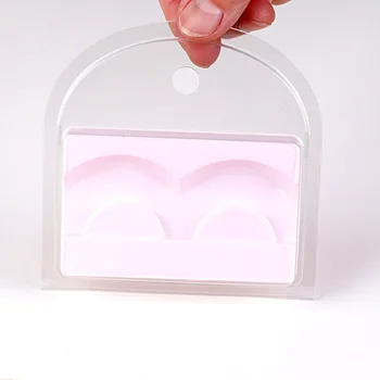 

50 or 100 pieces/lot Cute Pink Eyelash Case for Full Strip False Eyelashes