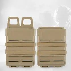 Тактический для страйкбола винтовки 5,56 Mag M4 Журнал быстро прикрепить тактический Молл сумка системы жесткий корпус картридж для охоты