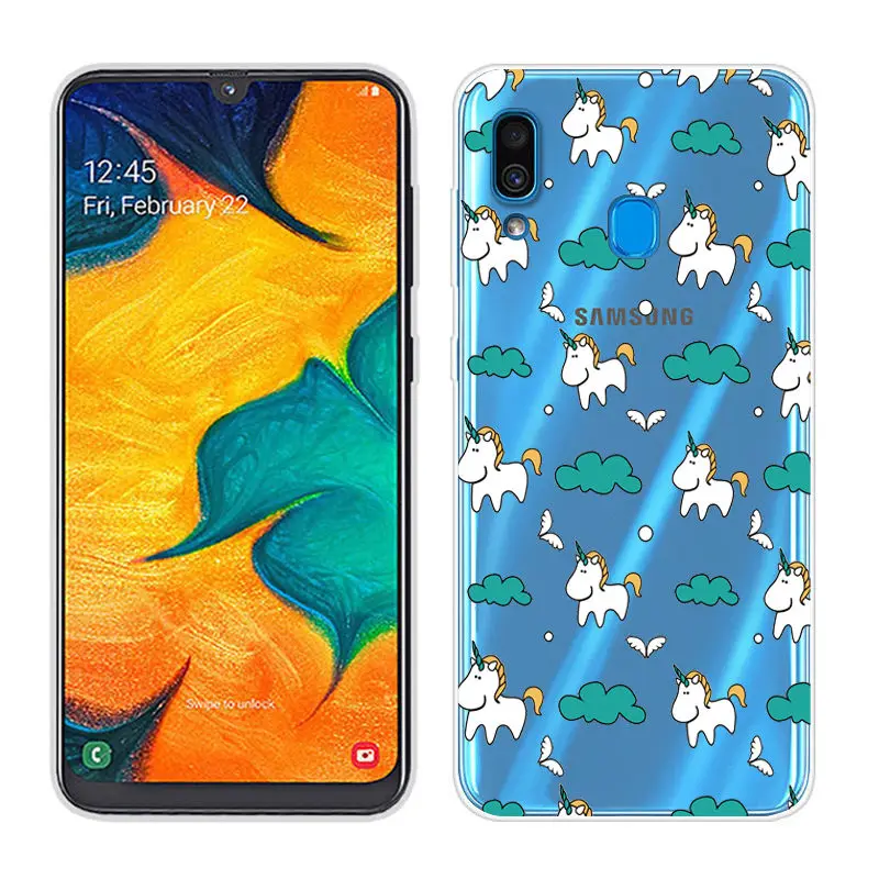 Soft TPU Case for Samsung Galaxy A40 A30 Clear Silicone Back Phone Case for Samsung A50 A10 Cover for A60 A70 SAM-A505F Fundas (5)