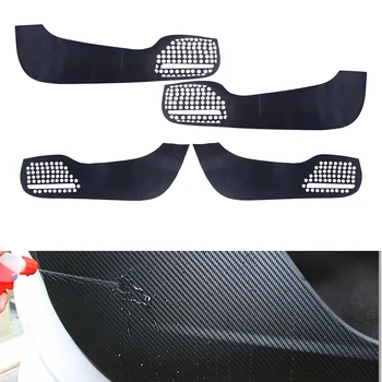 

Black 4pcs Car Front & Rear Vinyl Doors Protection Anti-Kick Pad Mat Sticker Fit For VW Jetta 6 MK6 2013 2014 2015 2016 2017