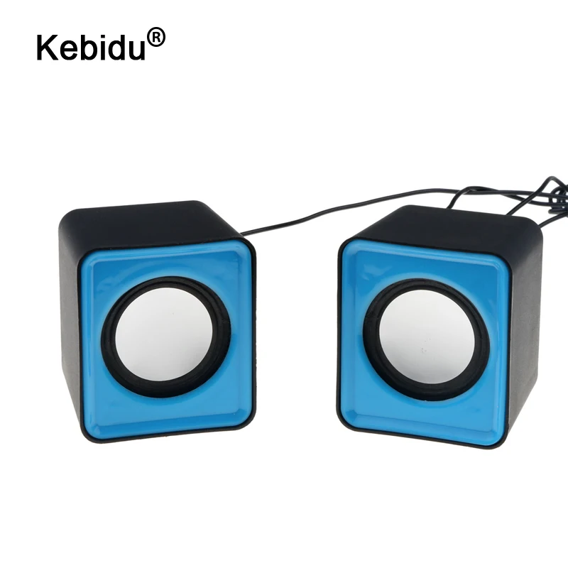 

kebidu Portable USB 2.0 Mini Speaker Multimedia Desktop Music Stereo Computer Notebook Home Theater Speaker 3.5mm Jack