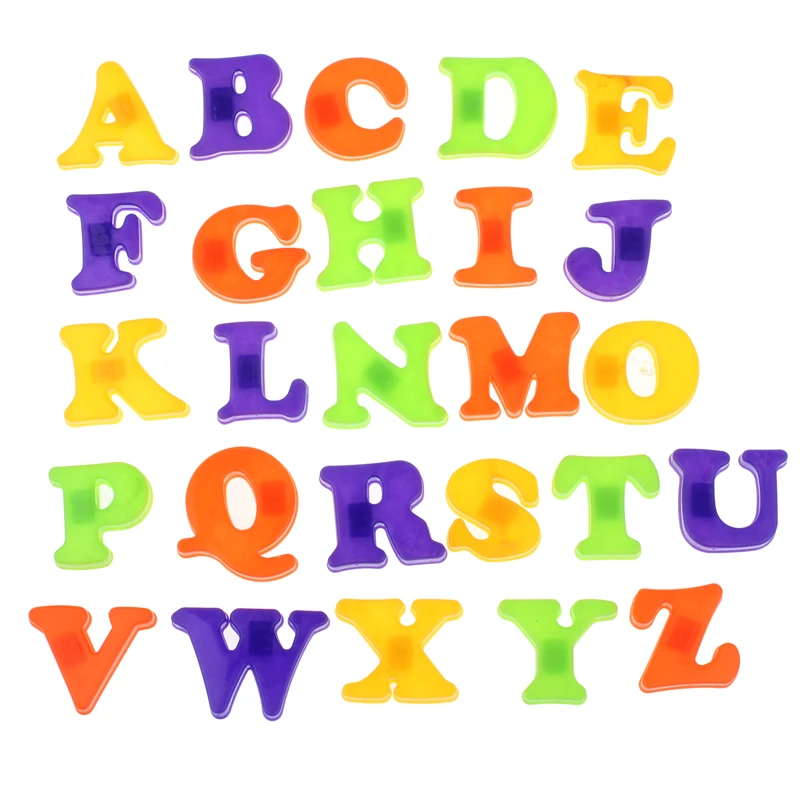

2015 New Fashion Fridge Magnet Sticker Baby Child Toy A-Z Educational Alphabet 26 Letters Freeeshipping #SYS