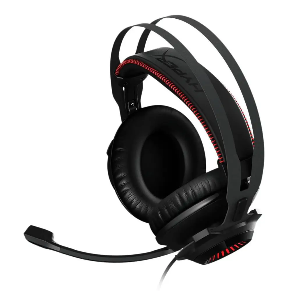 Kingston virtual 7 1 HyperX Cloud Revolver наушники с шумоподавлением микрофоном игровая гарнитура