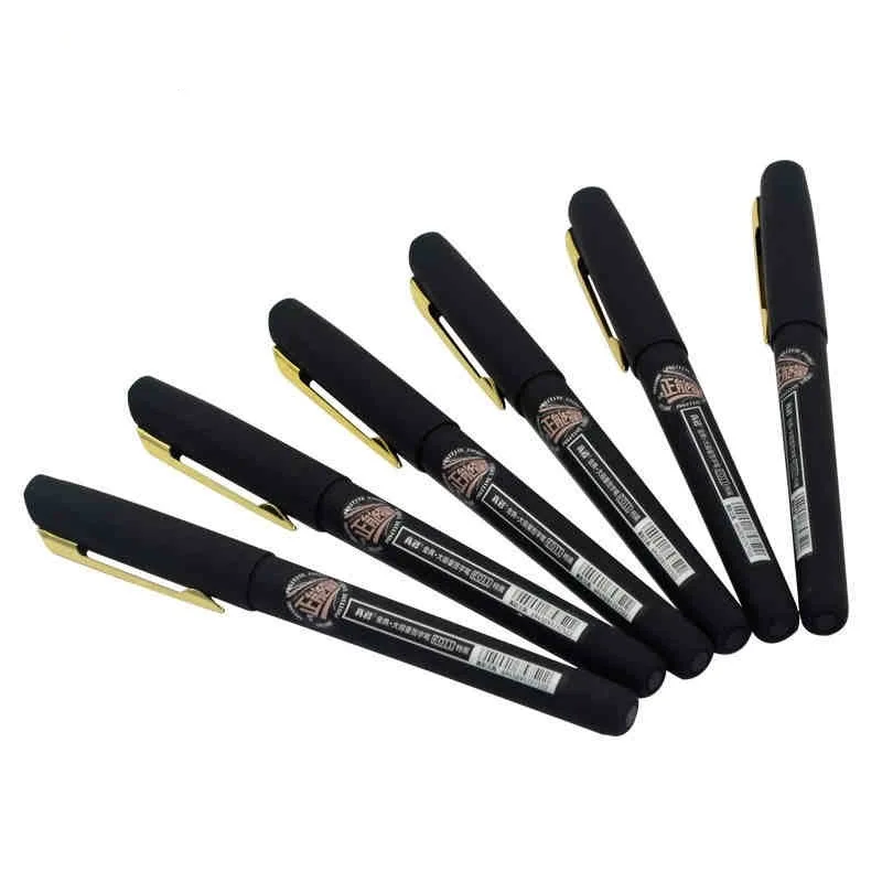 

12pcs Energy Gel Pen Classic Large Capacity Ink Signature Gel Pens 1mm Extra BLACK for the Office School Supplies Stationery Pen