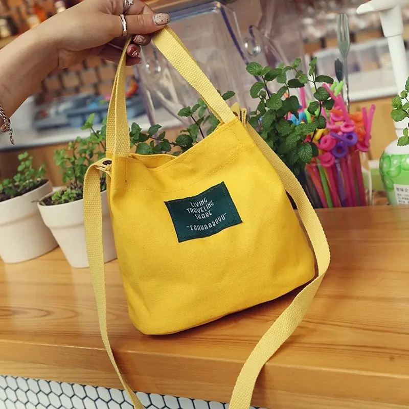 

2018 1PC New Lady Mini Canvas Messenger bag Single Shoulder Bag Crossbody Women Girls swagger bag Female Shopping Travel bags