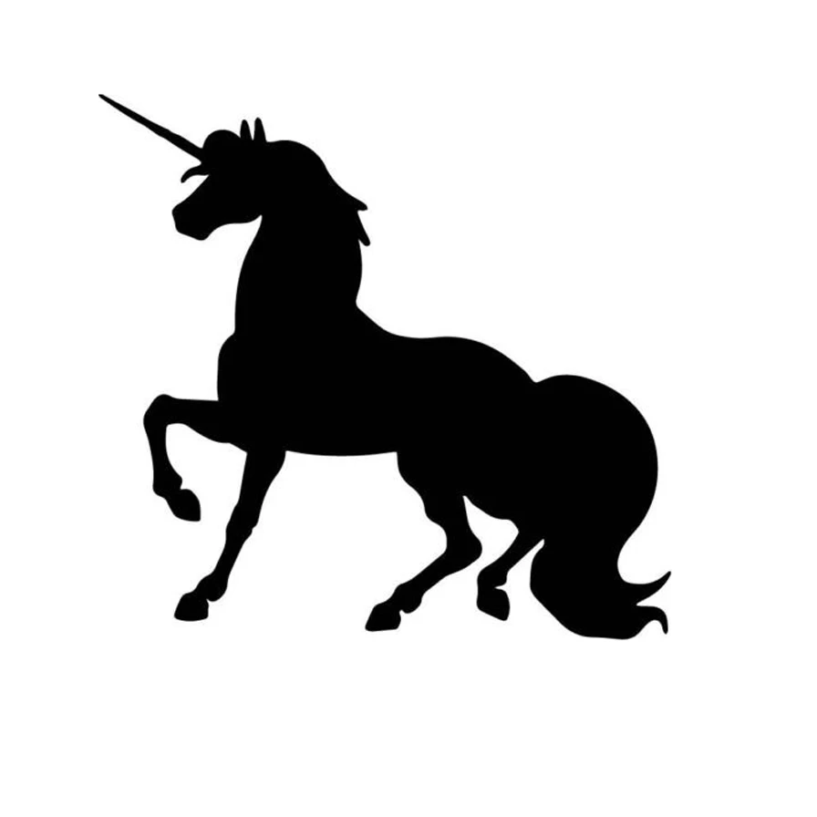 Unicorn Silhouette Decal Window Bumper Sticker Car Fantasy Horse Fairy Girls