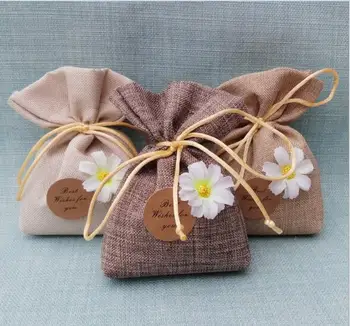 

10pcs Sachet bag/ empty with mosquito repellent bag /small flower tea bag /cotton linen packing bag