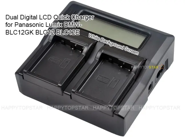 Пластина с пазом Панель для двойной цифровой ЖК-дисплей быстрое зарядное устройство для цифрового фотоаппарата Panasonic Lumix DMW-BLC12 BLC12GK BLC12E G5 GH2 FZ1000 FZ200 DE-A79