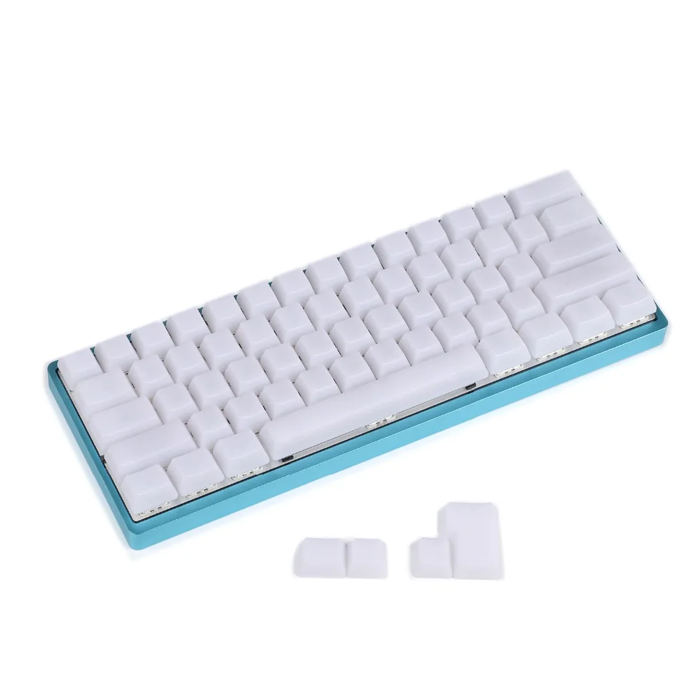 YMDK 1 5 мм ABS 108 87 61 ANSI ISO пустой молочный туман OEM профиль просвечивающий Keycap для MX