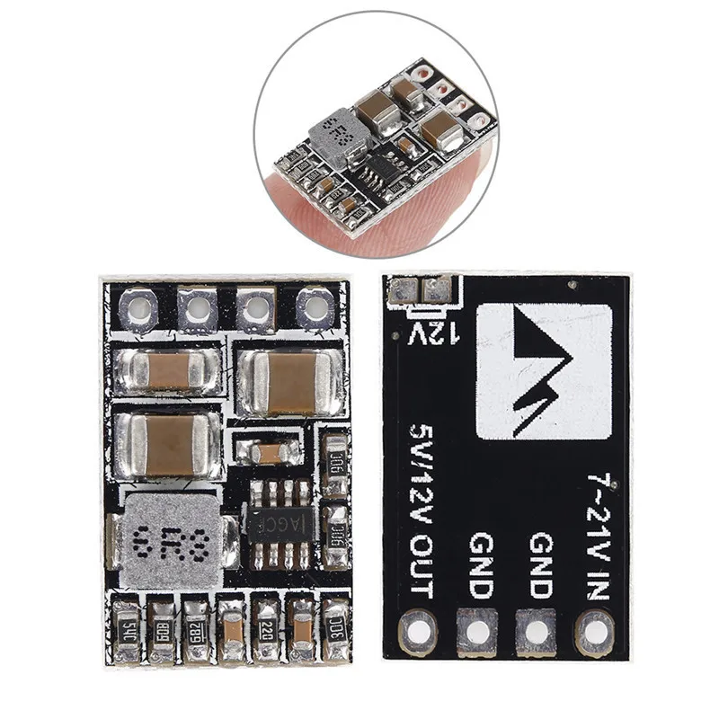 2 шт. матек Micro BEC шаг-вниз 5/12 V Регулируемый Выход 2-5 S Lipo Батарея для DIY БПЛА quadcopter