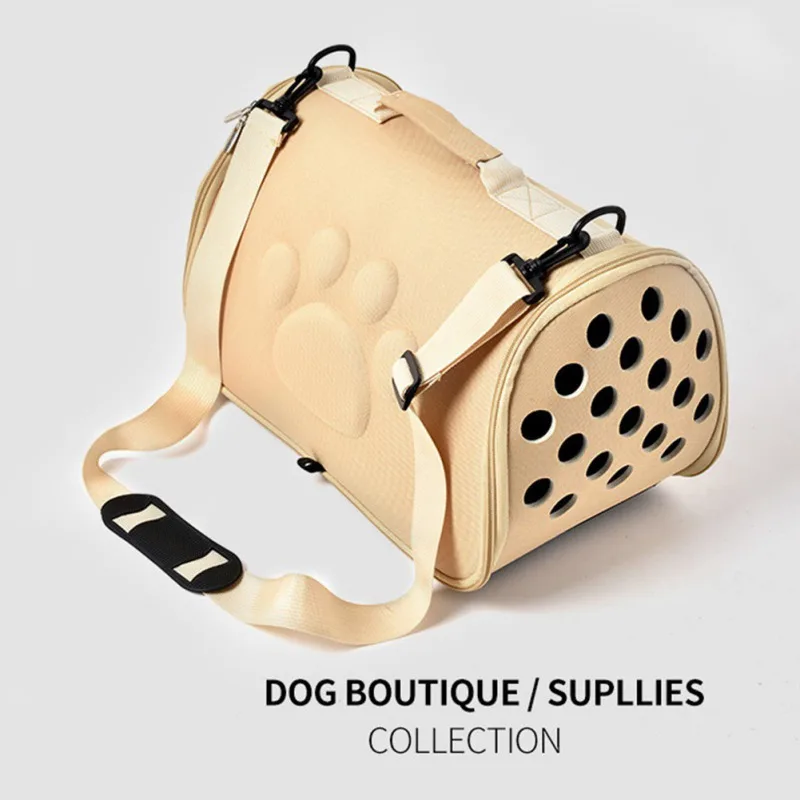 Best Pet Shoulder strap Folded Dog Bag Travel Bag EVA Soft Breathable Sponge Space Outdoor Carrier Handbag For Dogs Cats Pet Products