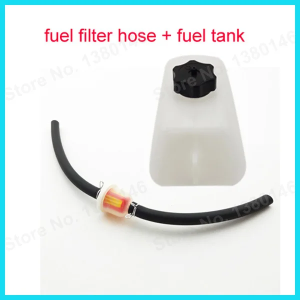 Gas Hose Line Fuel Filter + Gas Petrol Fuel Tank For 47cc 49cc 2 Stroke