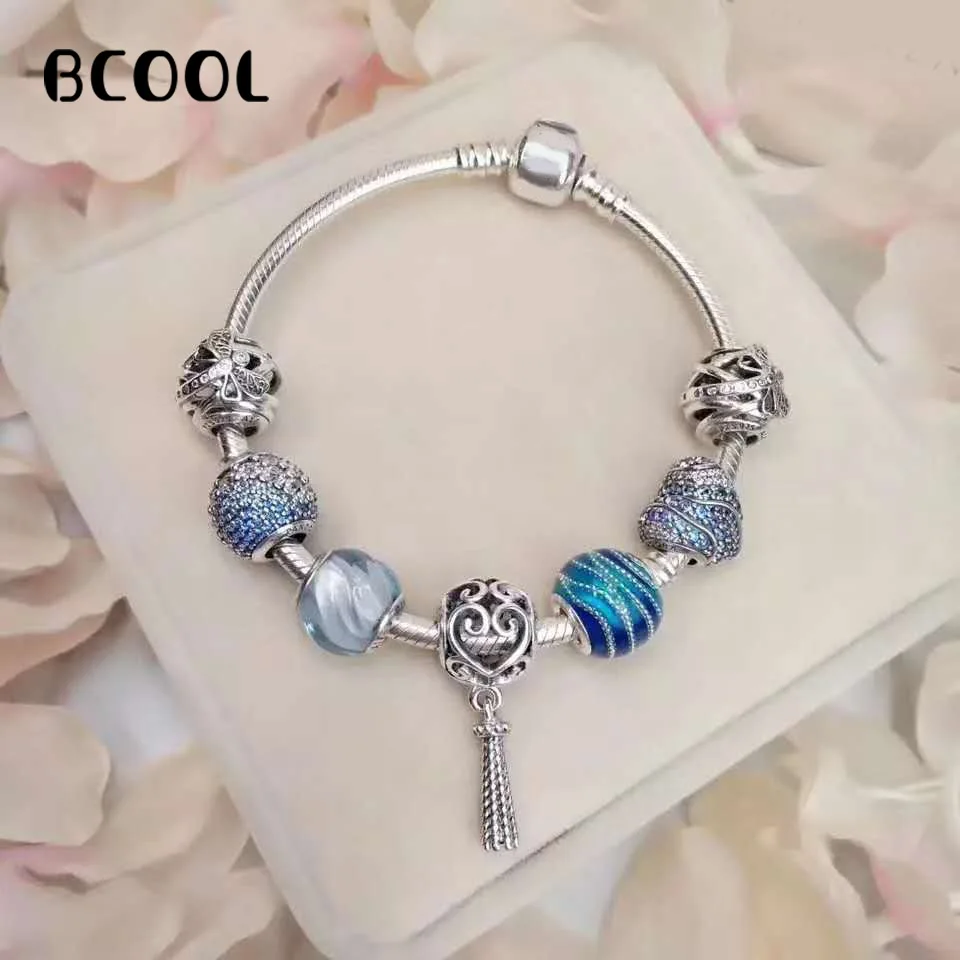 

Jewelry Female Charm Fashion Silver 925 Original Bracelet, Suitable for Female Dream Series Crystal Bead Bracelet Jewelry Gift