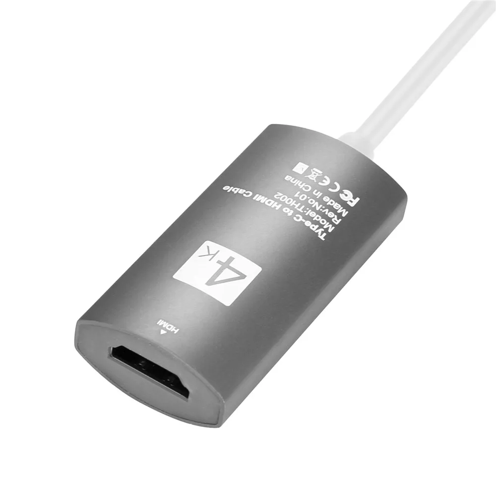 Переходник CARPRIE Type C в HDMI USB 3 1 4K HDTV Кабель адаптер для Samsung Xiaomi HUAWEI|Переходники и