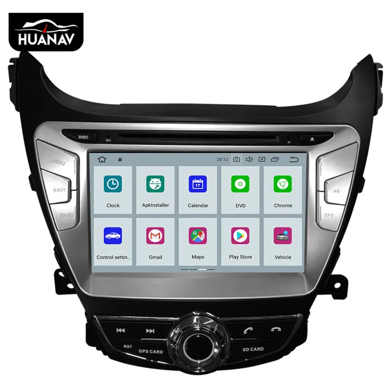 Flash Deal Android 9.0 Car DVD Player For Hyundai Elantra(MD)2011 2012 2013 Avante Car radio player GPS navigation 2din 8