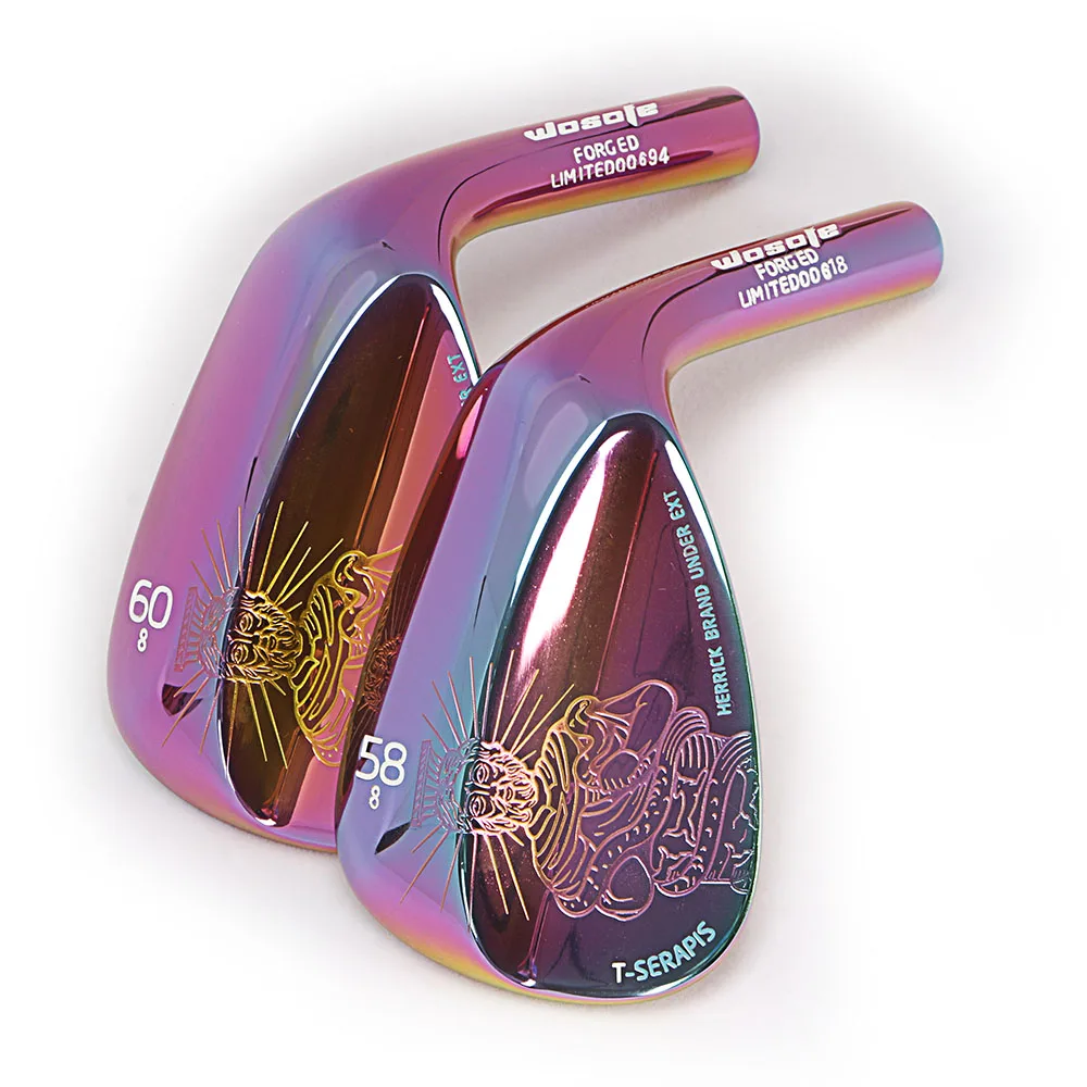 Golf clubs wedges MYTHOS right handed unisex Colorful color 50/52/56/58/60 Degree Steel Shaft Reversible spin technique Golf clubs wedges MYTHOS right handed unisex Colorful color 50/52/56/58/60 Degree Steel Shaft Reversible spin technique