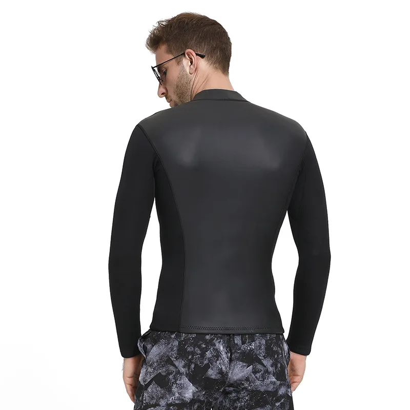 SBART мужские 3 мм неопреновые гидрокостюмы Топ с длинным рукавом куртка с защитой от ультрафиолета купальный комбинезон рубашка Виндсерфинг смузи куртки гидрокостюмы
