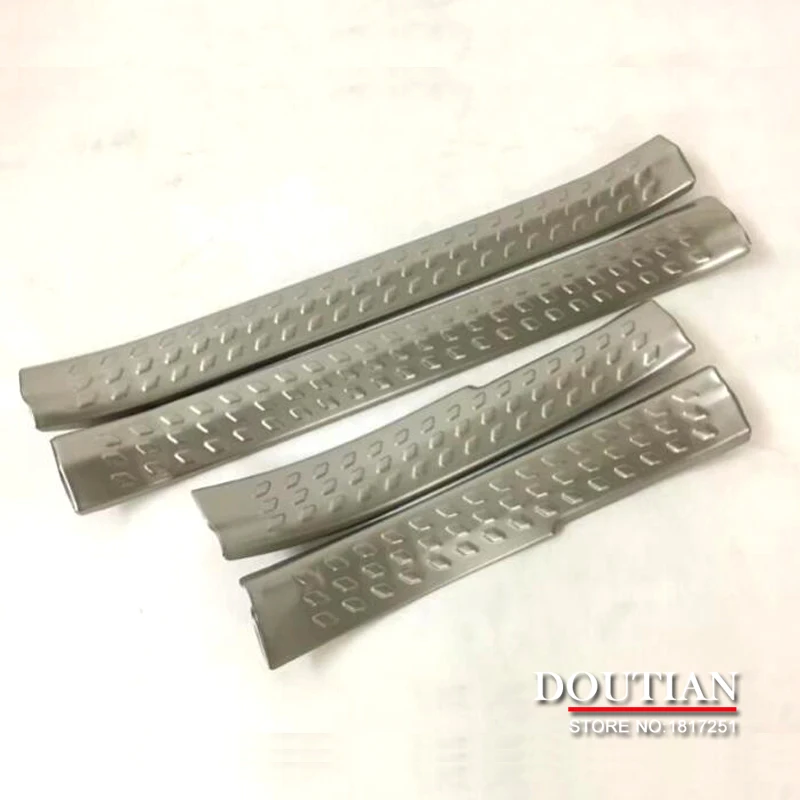 

New Stainless Steel inside Door Sill Scuff Plate For toyota c-hr Car Styling accessories For C-HR CHR model 2017 2018