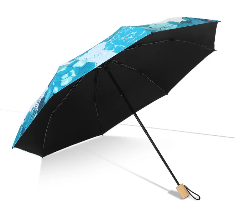 Tianqi высокое качество завод Книги по искусству картина Бальк клей Зонты с деревянной ручкой Для женщин дождь зонтик Защита от Солнца защиты Paraguas